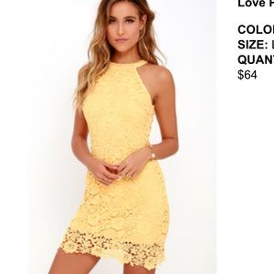 Yellow Floral Sleeveless Dress